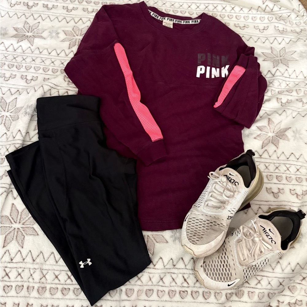 Pink Victoria’s Secret Logo Sweatshirt